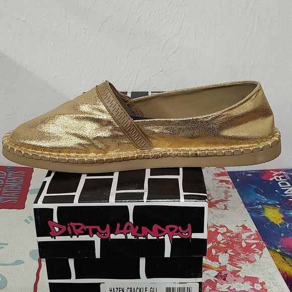 Dirty Laundry hazen gold crackle Shoe - Picture 3 of 5